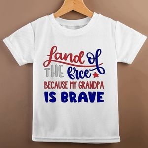 Land of the free because my grandpa is brave